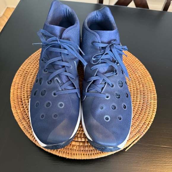 Nike Zoom Men's Navy Blue Athletic Shoes basketball size 18 - Picture 2 of 12